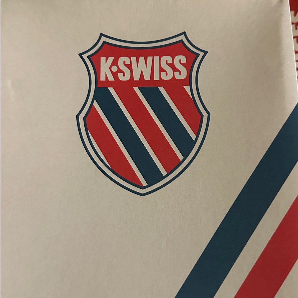 K-Swiss Red and Blue Sneakers